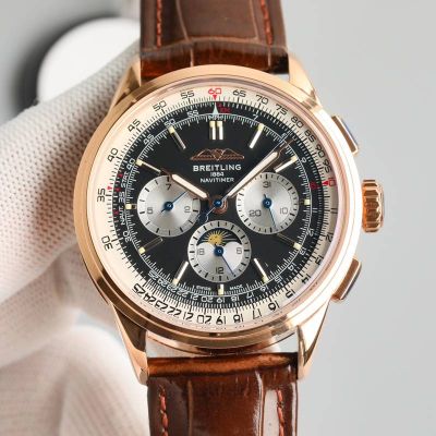 GF Factory Breitling Navitimer 42mm Calfskin Leather Strap Cal.01 Movement Watch